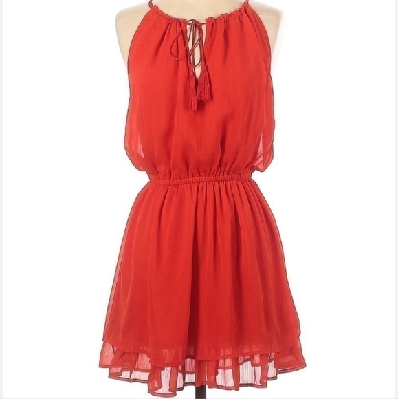 DISNEY Alice Through The Looking Glass Red Dress Women's Small S Gauzy Summer - Picture 1 of 6